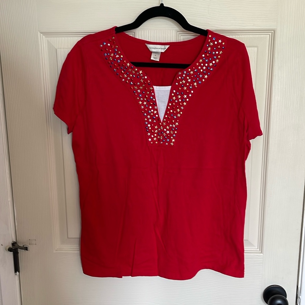 Christopher & Banks. Size XL. 4th of July Theme